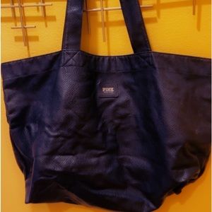 Victoria’s Secret PINK | Women’s Large Leather Handbag Tote Bag Weekender Travel